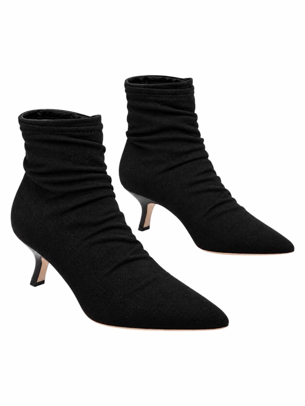 Christian Dior D-Hide Stretch Mesh Lace Up Sock Boots Black Size 38